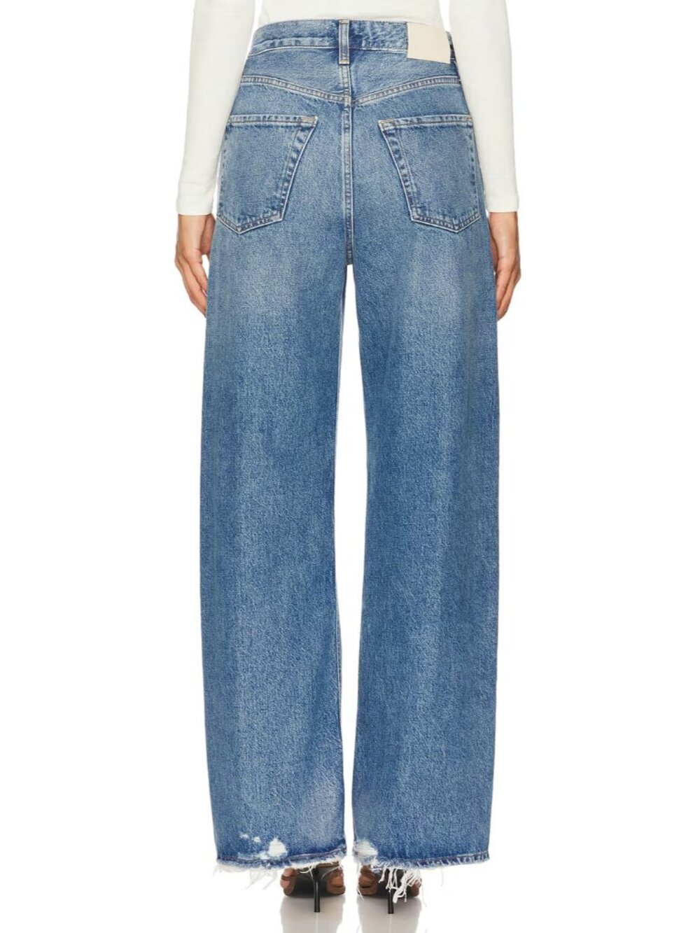 NWT Citizens of Humanity Ayla Baggy in Solano Relaxed Rigid Distressed Jeans 28 - Picture 4 of 11